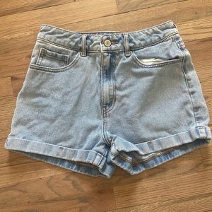 pac sun denim shorts
